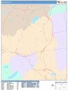 New Britain Digital Map Color Cast Style